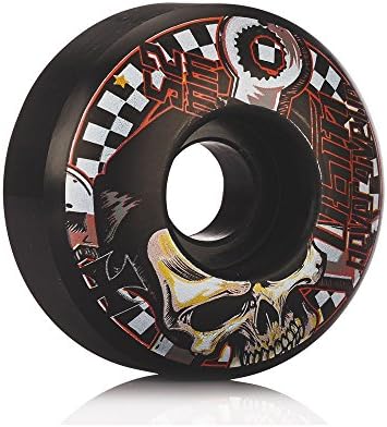 UGIN Skull Skateboard Wheels 52mm x 30mm, Skateboard Wheels, Longboard Wheels (Pack of 4)