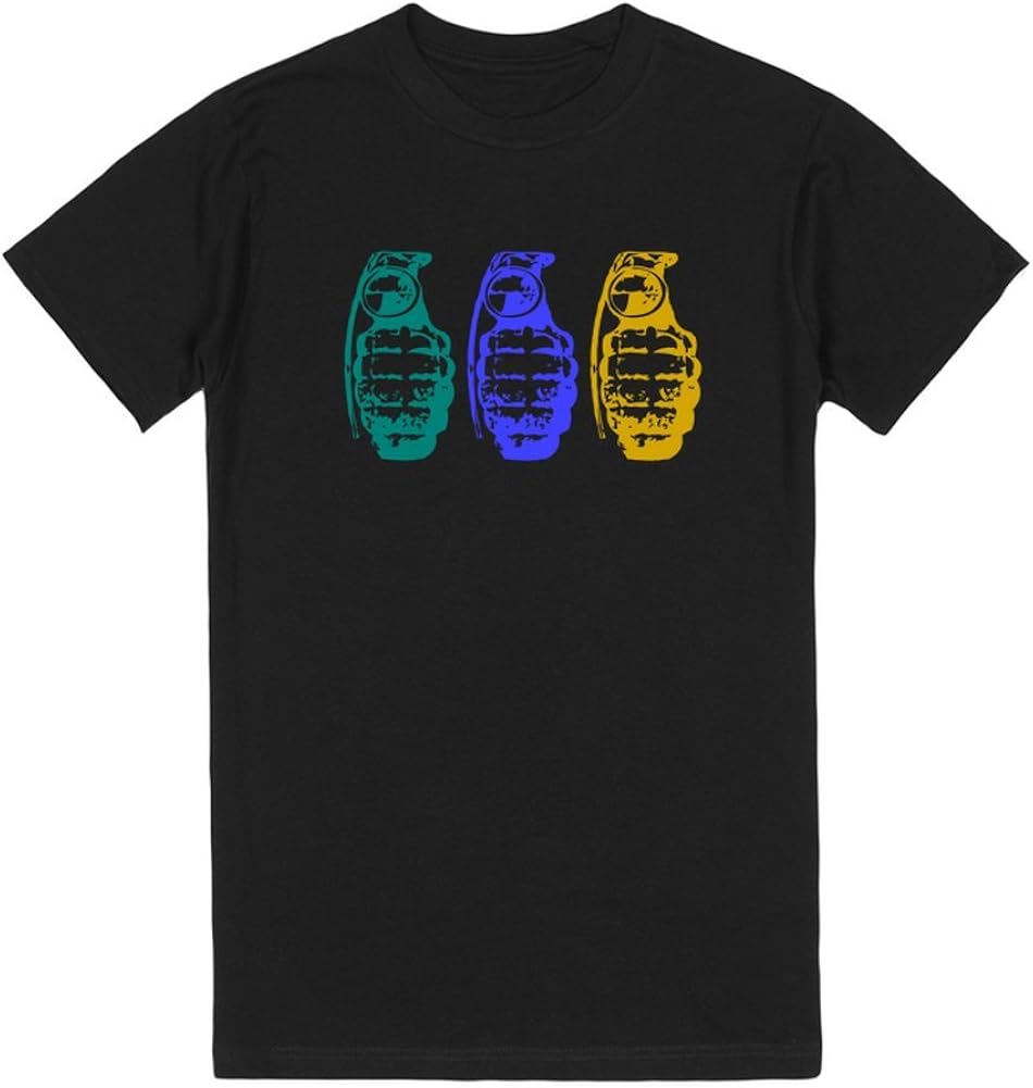 Pineapple Grenade XL Black TShirt Clothing