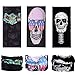 KALILY 12pcs/9pcs/6pcs Headband Bandana - Face Mask Headwear Neck Gaiter Shield Scarf - Scary Skull