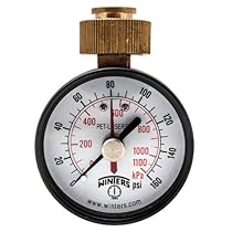 Winters PETM213LF PETM-LF Series Pressure Gauge, 2.5