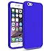 Insten 4 packs of Silicone Skin Cases - Red , Purple , Hot Pink , Blue Compatible with Apple iPhone 6/ 6S (4.7)