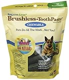 ARK NATURALS (3 Pack) Breath-Less Chewable Brushless Toothpaste, Medium/Large - 18oz Bags