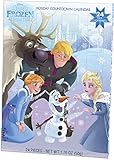 Olaf's Frozen Adventure Chocolate Advent Calendar with 24 Milk Chocolates for Holiday Countdown