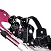ALPS Adult All Terrian Snowshoes + Pair Anti-Shock Adjustable Snowshoeing Pole + Free Carrying Tote Bag (25 inch)