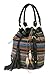 Scarleton Striped Pattern Jacquard Shoulder Bag H1382