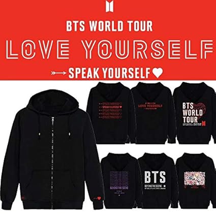 bts zipper jacket