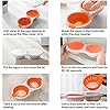 Microwave Egg Poacher 2, Draining Egg Boiler, Microwave Cookware Egg Poachers Non Stick, Portable Boiled Egg Cooker Egg Steamer Kitchenware