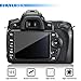 AFUNTA Screen Protectors Compatible Nikon D90, 2 Pack Anti-Scratch Tempered Glass Protective Films for DSLR Camera