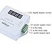 CHINLY WS2811 WS2812B WS2813 Digital Addressable Led Strip MUSIC Controller X1 with RF Touch Remote;DC5-24V Input;Can Control Max 600 Pixels