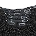 viviaBella Afro 4B 4C Curls Kinky Curly Clip in Hair Extensions 70g Net Human Hair 14 Inches Double Weft Brazilian Virgin Hair 7 Pieces/set 16 Clips (70g 14