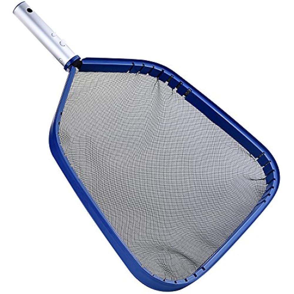 Persevere Heavy Duty Swimming Pool Leaf Skimmer Net, Fine Mesh For