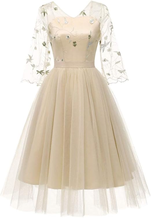 Amazon Co Jp レディースドレス 女性のプリンセスアダルトバレエチュチュレイヤードレースミニスカートペチコートプロムパーティー用 ヴィンテージスタイル スイングドレス レディーズ 色 アプリコット サイズ M ホーム キッチン