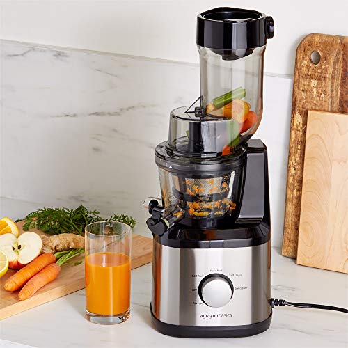 Amazon Basics Easy to Clean Masticating Slow Juicer with Wide Chute Pricepulse