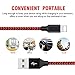 iPhone Charger, Mfi Certified Lightning Cables 5Pack 3Ft 3Ft 6Ft 6Ft 10Ft to USB Syncing Data and Nylon Braided Cord Charger for iPhone XS/Max/XR/X/8/8Plus/7/7Plus/6S/Plus/SE/iPad and More