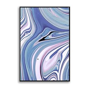 Framed Canvas Wall Art Clouds and Colors Canvas Prints Home Artwork Decoration for Living Room,Bedroom - 16x24 inches