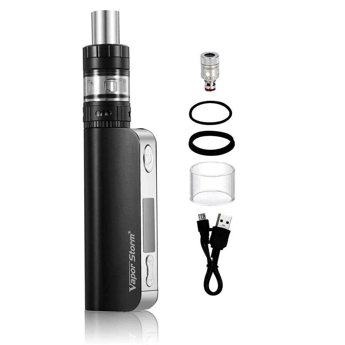 VaporStorm, Kit Cigarette électronique V50 TC, noir