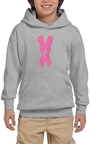 Jake Paul Pink Camo X Children Hip Hop Pullover Sweater with Kangaroo Pocket Hooded Sweatshirts
