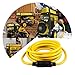 Yodotek 40FT Heavy Duty Generator Locking Power Cord NEMA L14-30P/L14-30R,4 Prong 10 Gauge SJTW Cable, 125/250V 30Amp 7500 Watts Yellow Generator Lock Extension Cord with UL Listed