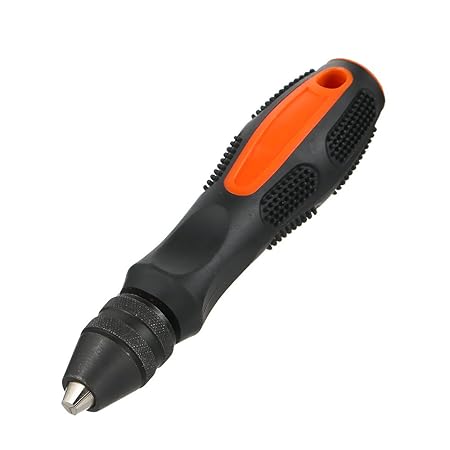 KKmoon 0.5-8mm Rotating Self-Tightening Grip Hole Micro Hand Twist Drill Bit Keyless Chuck