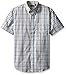 Arrow Men's Big and Tall Short Sleeve Hamilton Poplin Multi Gingham Shirt