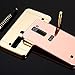 TabPow LG K7 Case, Improved Mirror Reflection, Scratch-Resistant Bling Luxury Slim TPU PC Case Cover for LG K7 - Rose Gold