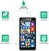 [2-Pack] Microsoft Lumia 535 Screen Protector, Dmax Armor [Tempered Glass] 0.3mm 9H Hardness, Anti-Scratch, Anti-Fingerprint, Bubble Free, Ultra-clear