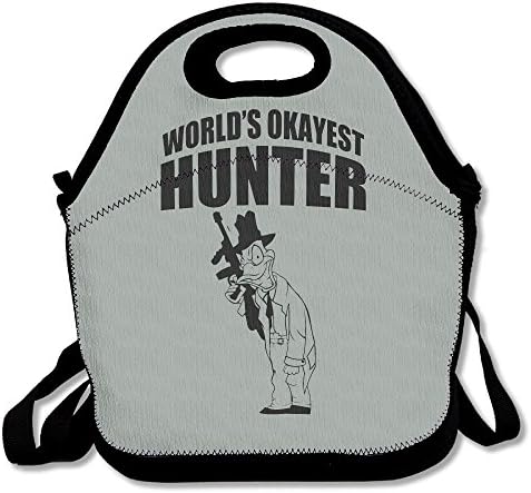 GUOFULIN Hunter Duck Lunch Bag Gourmet Insulating Popular Lunch Tote Strap Box Cooler Container Bags Picnic Handbag Pouch For Women Men Kids Girls