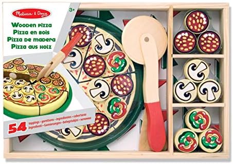 melissa & doug pizza party wooden play food