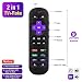 Universal Remote Control Compatible with Roku Player with 9 More Learning Keys to Control TV Soundbar Receiver All in One (Fit for Roku 1 2 3 4 Premier+ Express Ultra)【NOT for ROKU Stick ROKU TV】