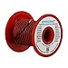 BNTECHGO 24 Gauge Silicone Wire Spool Red and Black Each 25ft 2 Separate Wires Flexible 24 AWG Stranded Tinned Copper Wire