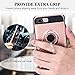 Vofolen Kickstand Case for iPhone 8 Plus Case 7 Plus Case Ring Holder Stand Rotable Clip Hybrid Shield Heavy Duty Armor Dual Layer Protective Hard Shell Bumper Cover for iPhone 8 Plus 7 Plus Rose Gold