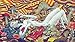 NewBrightBase Psychedelic Trippy Art Fabric Cloth Rolled Wall Poster Print - Size: (43