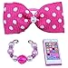 happyblockbuilder compatible with Littlest pet shop accessories LPS clothes 1bow 1necklace 1phone. CAT NOT INCLUDED)