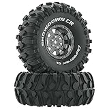 Duratrax Showdown RC Rock Crawler Tires with Foam Inserts, C3 Super Soft Compound, High Traction, 1.9