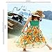 NPLE-Cool Fashion Cap Floppy Wide Brimmed Summer Beach Bow Hat Women's Straw Sun Hat