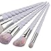 5 Piece Unicorn Rainbow Makeup Brush Set