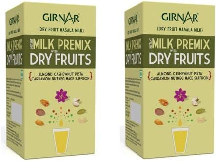 Girnar Instant Dry Fruit Masala Milk Pack of 2