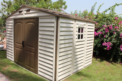 duramax 30211 woodside 10.5x8in 108 vinyl shed
