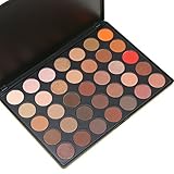 Preup 35 color nature glow eyeshadow Make up Waterproof palette-Neutrals Warm Smooth Eye Shadows