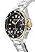 SO&CO New York Men's 5025.3 Yacht Black Dial Date Luminous Hands and Markers Stainless Steel Link Bracelet Watch