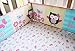 Pink Owl Bird 7pcs crib set Baby Bedding Set Crib Bedding Set Girl Boy Nursery Crib Bumper bedding