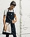 Cotton Kitchen Apron by Abbot Fjord - Mens and Womens Professional Chef Bib Apron - Adjustable Straps with Pockets and Towel Loop (Black)