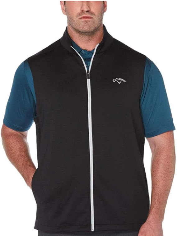 Callaway Men's High Gauge Fleece Zip Vest Sports & Outdoors