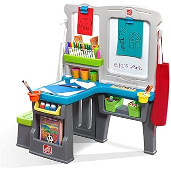 Amazon.com: Step2 Flip and Doodle Easel Desk with Stool ...