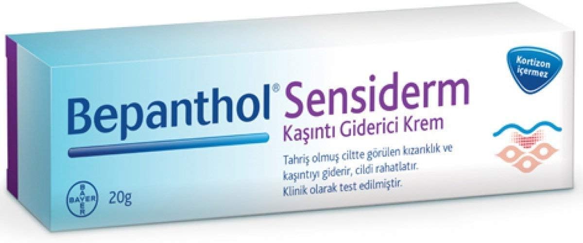 Bepanthol Sensiderm Eczema Itching Dermatitis Cream 20g