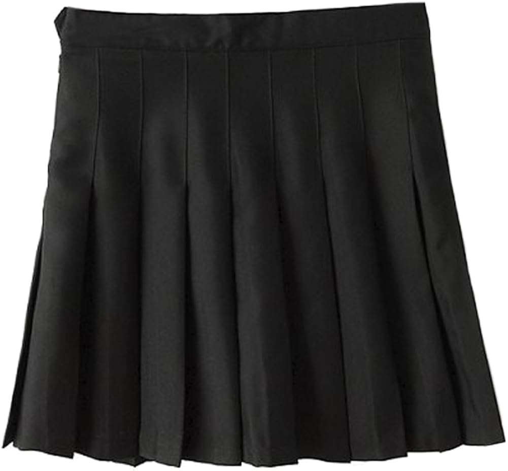 Minuoyi Sports High Waist with Underpants Tennis School Cheerleader Pleated Skirt at  Women’s Clothing store