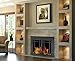 Pleasant Hearth Fillmore Glass Firescreen, Width: 30