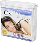 Luna Premium Hypoallergenic Zippered Bed Bug Proof Mattress Encasement 9