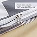 VM VOUGEMARKET 3 Piece Duvet Cover Set (Queen,King) Duvet Cover with 2 Pillow Shams - Hotel Quality 100% Cotton - Luxurious, Comfortable, Breathable, Soft and Extremely Durable (King, Style 3)