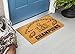 Team Sports America Philadelphia Eagles Super Bowl LII Champions Natural Coir Outdoor Safe Door Mat, 16 x 28 inches